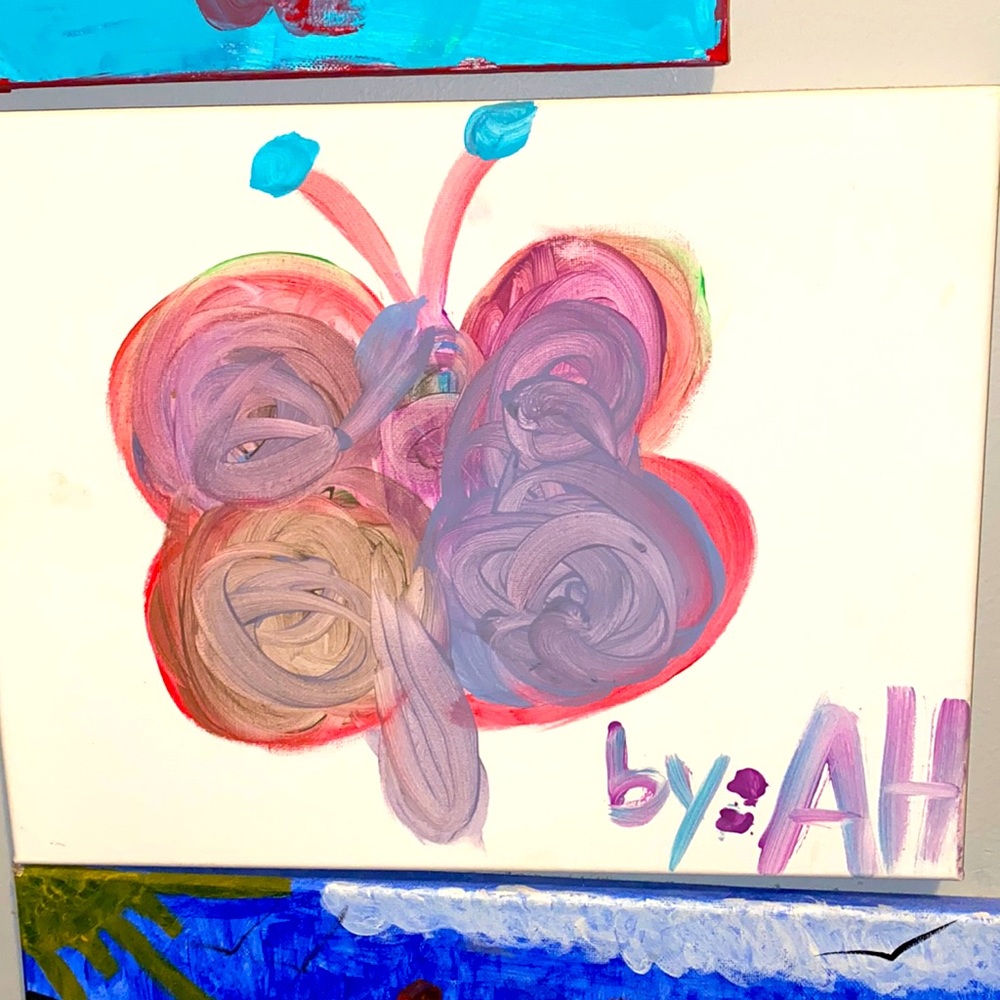 Butterfly painting